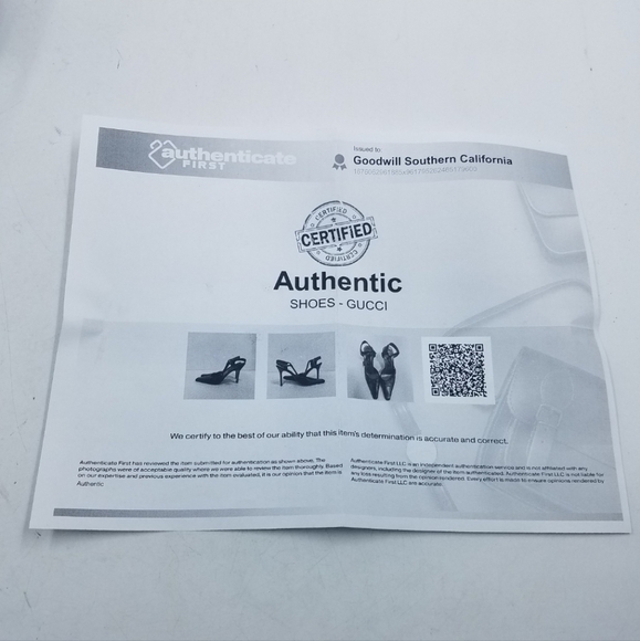 Authentic Gucci Black Leather Ankle Strap Heels - Picture 10 of 15